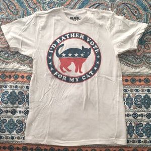 Black Matter I’d Rather Vote For My Cat Tee